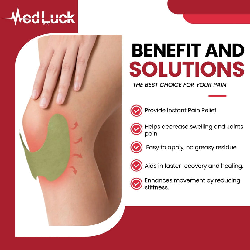 Knee Pain Relief Patch, Warming Herbal Pain Patches