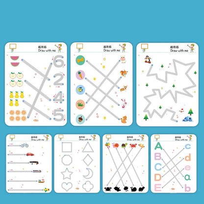 A4 Kids Educational Learning Tracing Book
