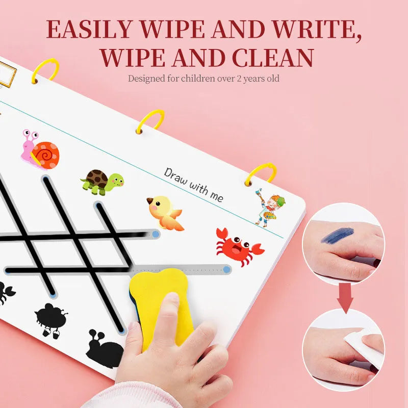 A4 Kids Educational Learning Tracing Book