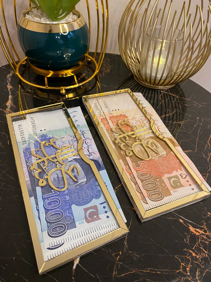 Luxury Acrylic Eid Envelope – Perfect Eidi Gift for Loved Ones