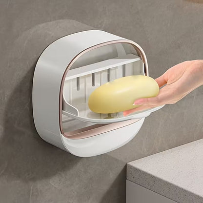 Waterproof Soap Case with Drain Box