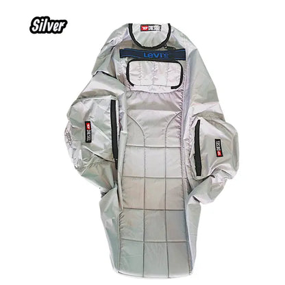 Parachute Bike Cover allow to open