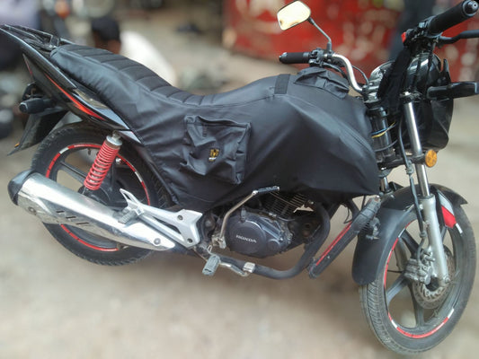 Parachute Bike Cover allow to open