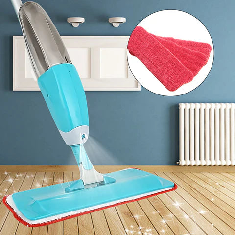Floor cleaning Spray Mop With Replaceable Microfiber Pad
