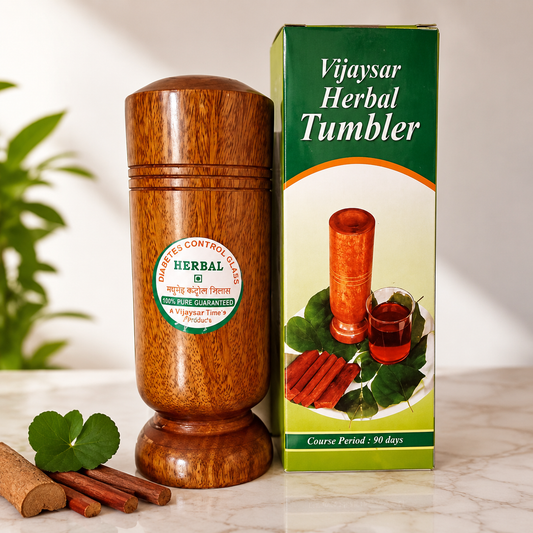 🌿Pure Neem Wooden Glass 🌿