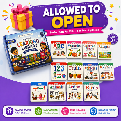 🎁 Educational Gift Set – My First Learning Library (12 Books) - Allow to Open