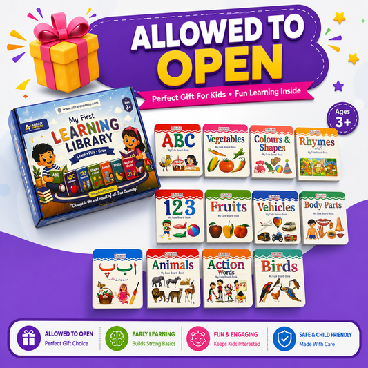 🎁 Educational Gift Set – My First Learning Library (12 Books) - Allow to Open