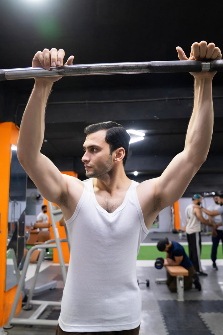 3 Piece Men's Cotton Ribbed Tank Top