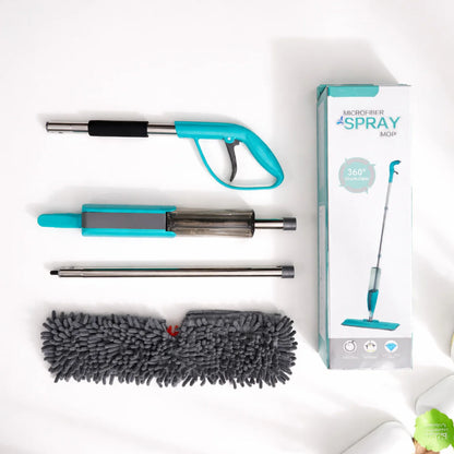 Floor cleaning Spray Mop With Replaceable Microfiber Pad