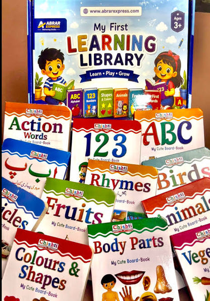 🎁 Educational Gift Set – My First Learning Library (12 Books) - Allow to Open