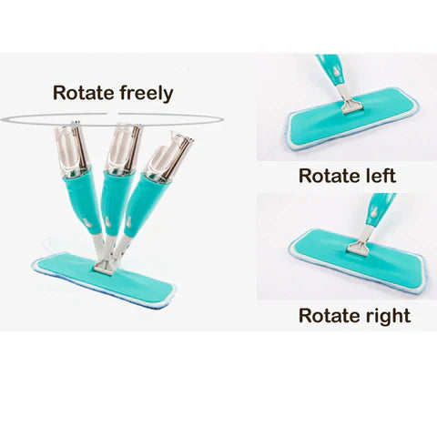 Floor cleaning Spray Mop With Replaceable Microfiber Pad