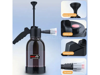 Zingfix Foam Bottle Spray With Dual Nozzle with Free 100ML Foam Shampoo